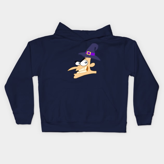 Halloween Doofenshmirtz Kids Hoodie by LuisP96